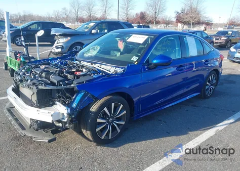 2023 Honda Civic Ex /Ex W/O Bsi из США, поврежденный, VIN 2HGFE1F78PH309194